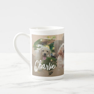 Tasse En Porcelaine Collage de photos préférées de votre animal à trav