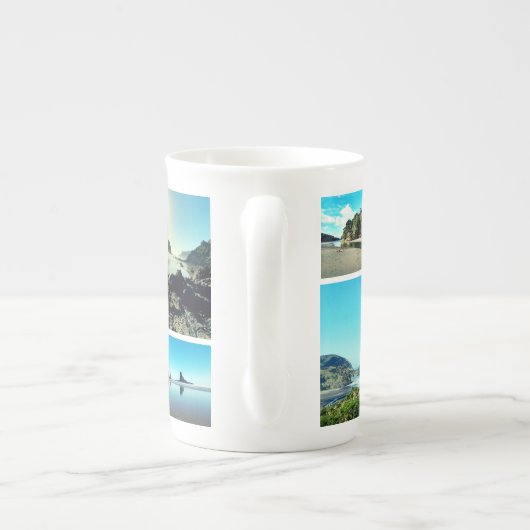 Tasse En Porcelaine Collage de vue Tasman (Dos)
