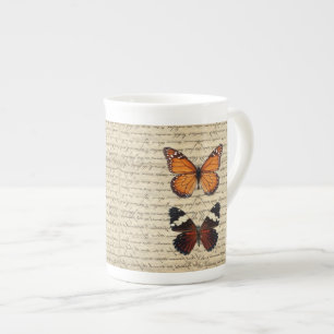 Tasse En Porcelaine Collection vintage de papillons