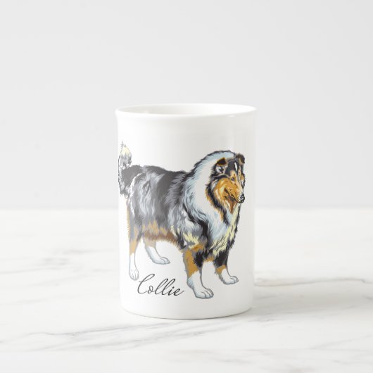 Tasse En Porcelaine colley (Devant)