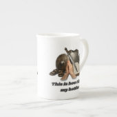Tasse En Porcelaine Comment je mène mes batailles (Devant droit)