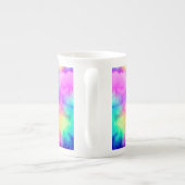 Tasse En Porcelaine Conception de fond de texture de fourrure moelleus (Dos)