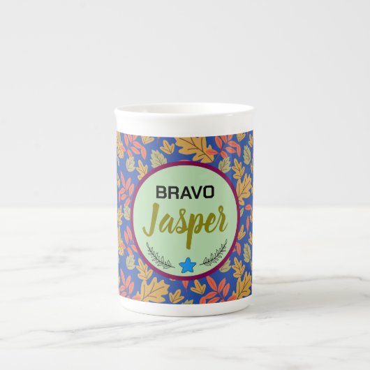 Tasse En Porcelaine conception de l'allocation (Devant)