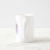 Tasse En Porcelaine Conception rétro de la sublimation infirmière, vie (Dos)