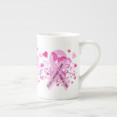 Tasse En Porcelaine Conscience de cancer du sein (Droite)