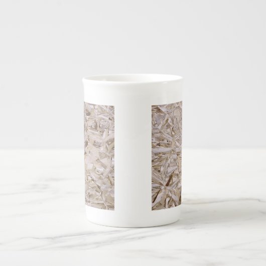 Tasse En Porcelaine Construction OSB style contreplaqué (Devant)