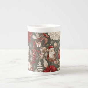 Tasse En Porcelaine conte de fées fantaisie décorations de Noël, fleur