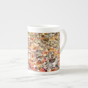 Tasse En Porcelaine Cool, moderne, coloré abstrait arrière - plan