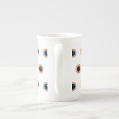 Tasse En Porcelaine Cool Rainbow Eyes (Dos)