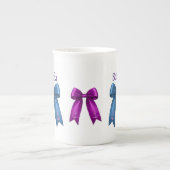 Tasse En Porcelaine Coquette Nautical Bow! (Devant)