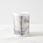 Tasse En Porcelaine Couleur d'aquarelle Violet Free Expression (Devant)