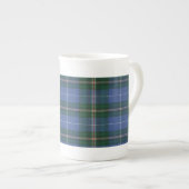 Tasse En Porcelaine Coupe Bone China Nova Scotia Tartan (Devant droit)