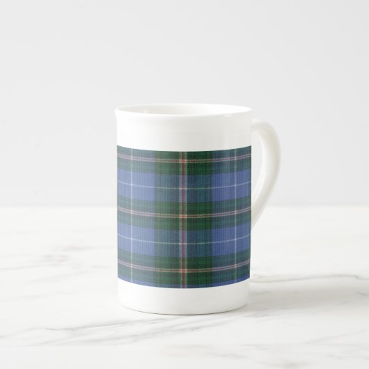 Tasse En Porcelaine Coupe Bone China Nova Scotia Tartan (Devant droit)