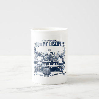 Tasse En Porcelaine Coupe chrétienne moderne avec un verset biblique i