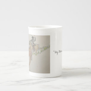 Tasse En Porcelaine Coupe Du Matin De Cowboys Bassie De Café
