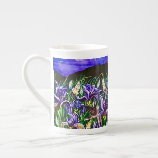 Tasse En Porcelaine Coupe Iris Fields (Gauche)