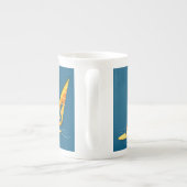 Tasse En Porcelaine Coupe Windsurf (Dos)
