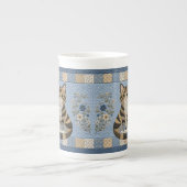 Tasse En Porcelaine Couverture chat tigré (Devant)
