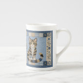 Tasse En Porcelaine Couverture chat tigré (Droite)