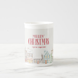 Tasse En Porcelaine Cozy Christmas Winter Homes