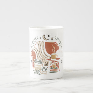 Tasse En Porcelaine Cozy Reading Nook Coffee Lover