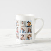 Tasse En Porcelaine Create Your Own 21 Photo Collage  (Droite)