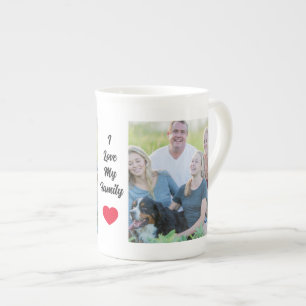 Tasse En Porcelaine Créez vos propres photos de famille personnalisées