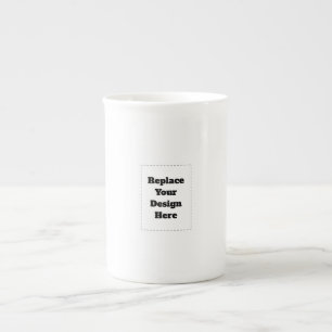 Tasse En Porcelaine Créez votre propre blanc