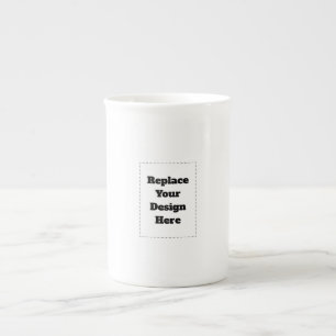 Tasse En Porcelaine Créez votre propre blanc