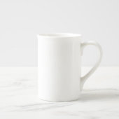 Tasse En Porcelaine Créez votre propre chope blanche personnalisée d'o (Droite)