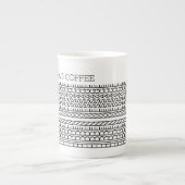 Tasse En Porcelaine Créez votre propre message caché court 148BW (Devant)