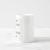 Tasse En Porcelaine Créez votre propre tasse de porcelaine tendre (Devant)