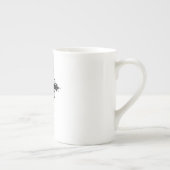 Tasse En Porcelaine Croix de religion avec un ornement (Droite)