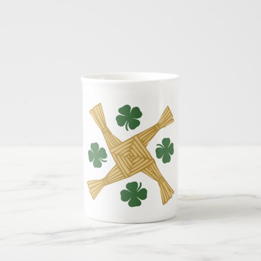 Tasse En Porcelaine Croix de St Brigids (Devant)