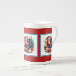 Tasse En Porcelaine cuisine pour amateurs de coq mignon