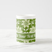 Tasse En Porcelaine Custom Olive Blossom Repeat (Devant)