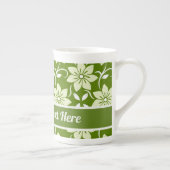 Tasse En Porcelaine Custom Olive Blossom Repeat (Droite)