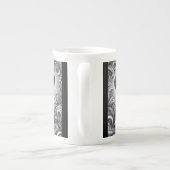 Tasse En Porcelaine Cute puppy in black and white (Dos)