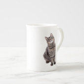 Tasse En Porcelaine Cute tabby Chat (Devant droit)