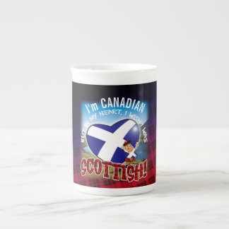 Tasse En Porcelaine Dans mon cœur, je souhaite être ÉCOSSAIS !