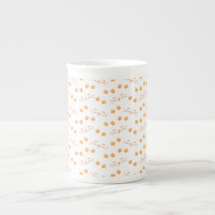 Tasse en porcelaine de Bone China avec motif d'emp