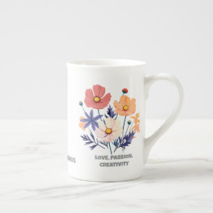 Tasse en porcelaine de Chine Cosmique Sip de l'Amo