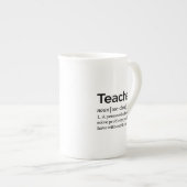 Tasse En Porcelaine Définition d'enseignant (Devant droit)