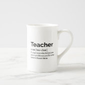 Tasse En Porcelaine Définition d'enseignant (Droite)