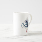 Tasse En Porcelaine Dessin Chupacabra & Baguette Aînée (Devant droit)