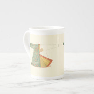 Tasse En Porcelaine Dessin de Kimono semi-fini