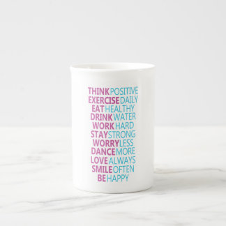 Tasse En Porcelaine Détecteur d'eau motivant