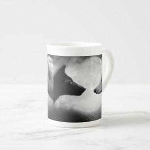 Tasse En Porcelaine Deux loups se faisant face