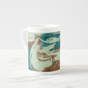 Tasse En Porcelaine Deux vers le nord