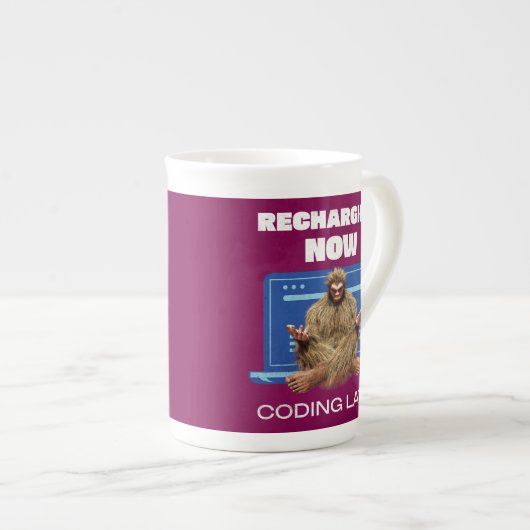 Tasse En Porcelaine Développeur logiciel Coder de programmeur Bigfoot (Devant droit)